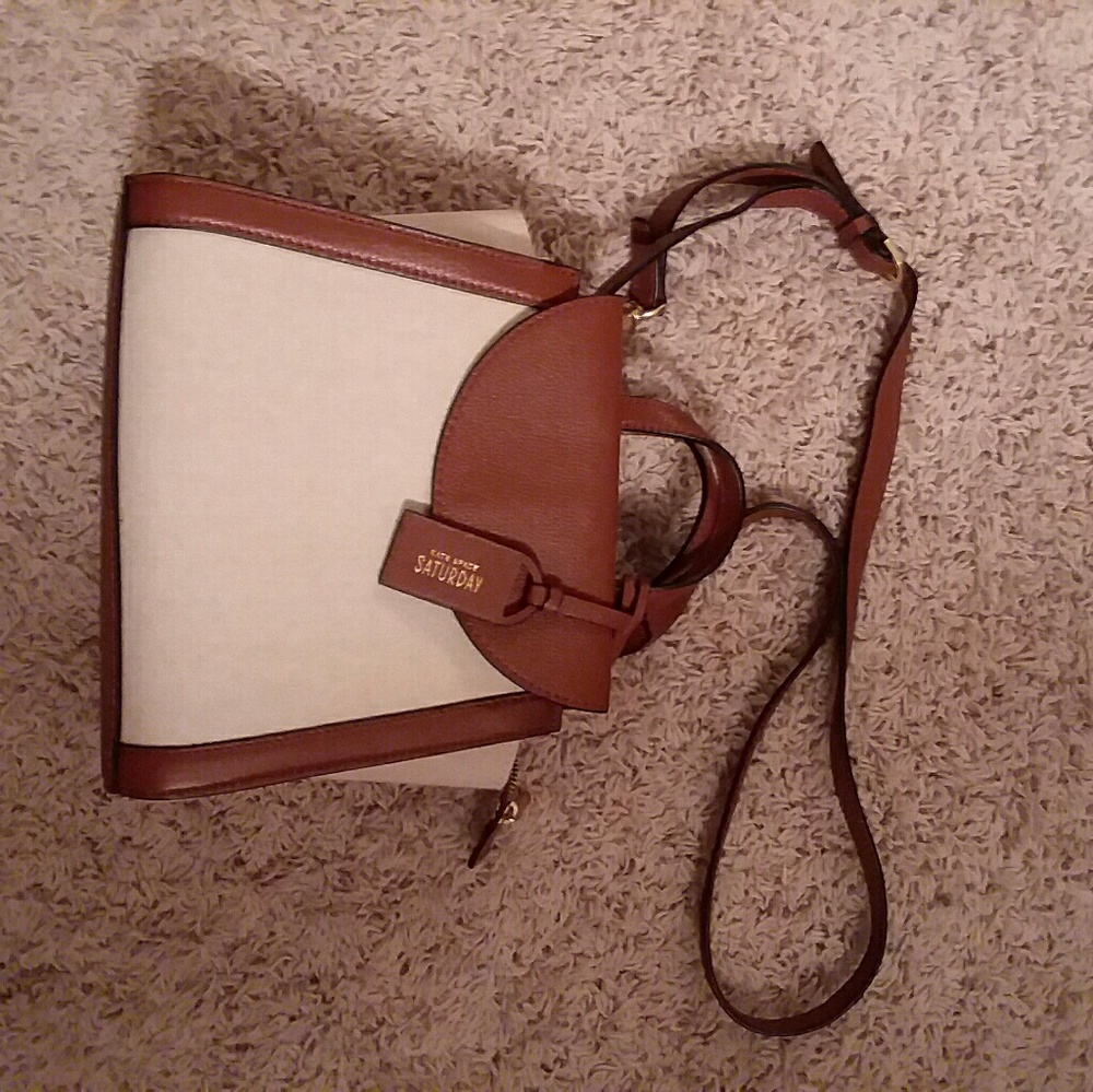 SOLD EUC Kate Spade British Tan Mini A Satchel